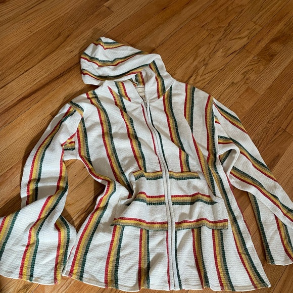 Free People Jen’s pirate booty grassland hoodie/Baja sweater M/L - Picture 3 of 5